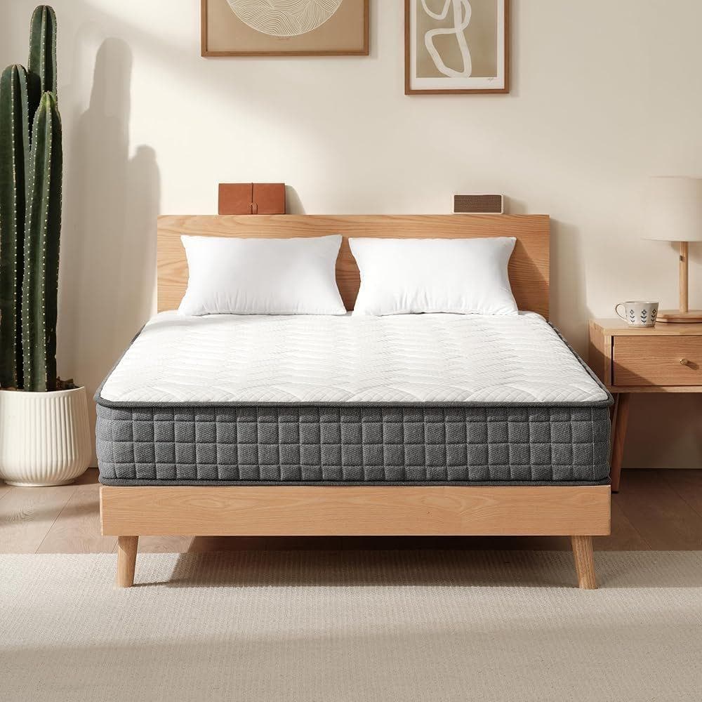 Z-HOM マットレス クイーン 極厚20cm（160*195*20cm）グレー