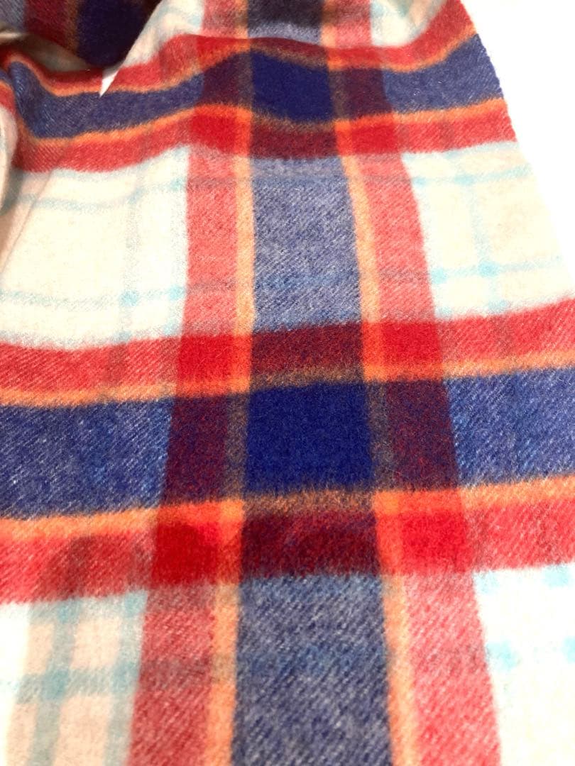 美品　Vivienne Westwood カシミヤ　チェック柄マフラー　オーブ