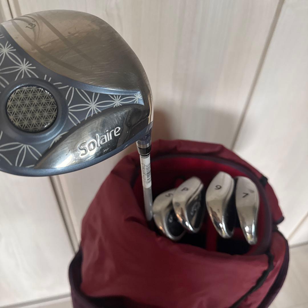 ゴルフクラブセット ドライバーとアイアン4本　オノフキャディバッグ