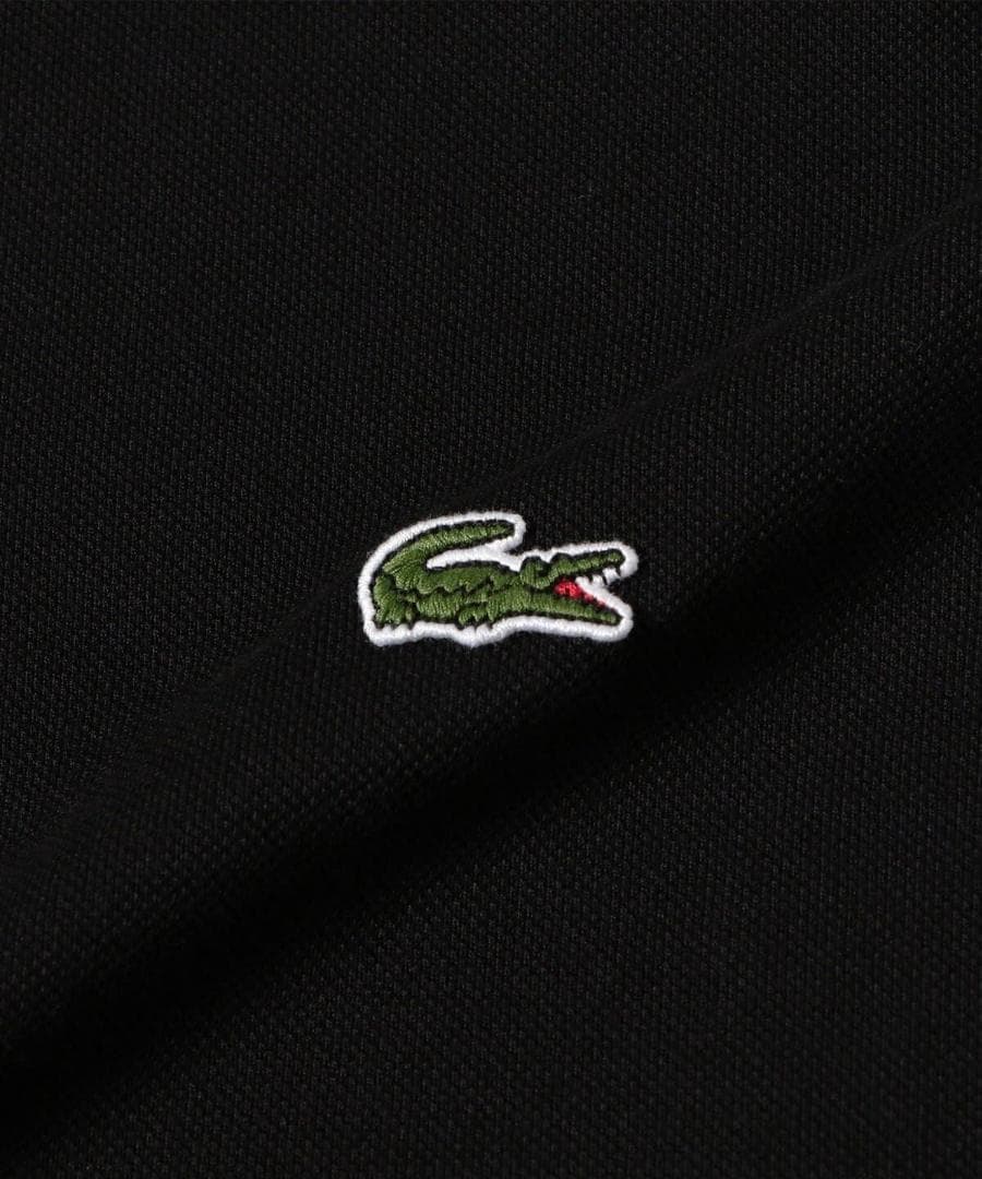 LACOSTE ポロシャツ クラシックフィット 半袖 鹿の子 L1212 BK