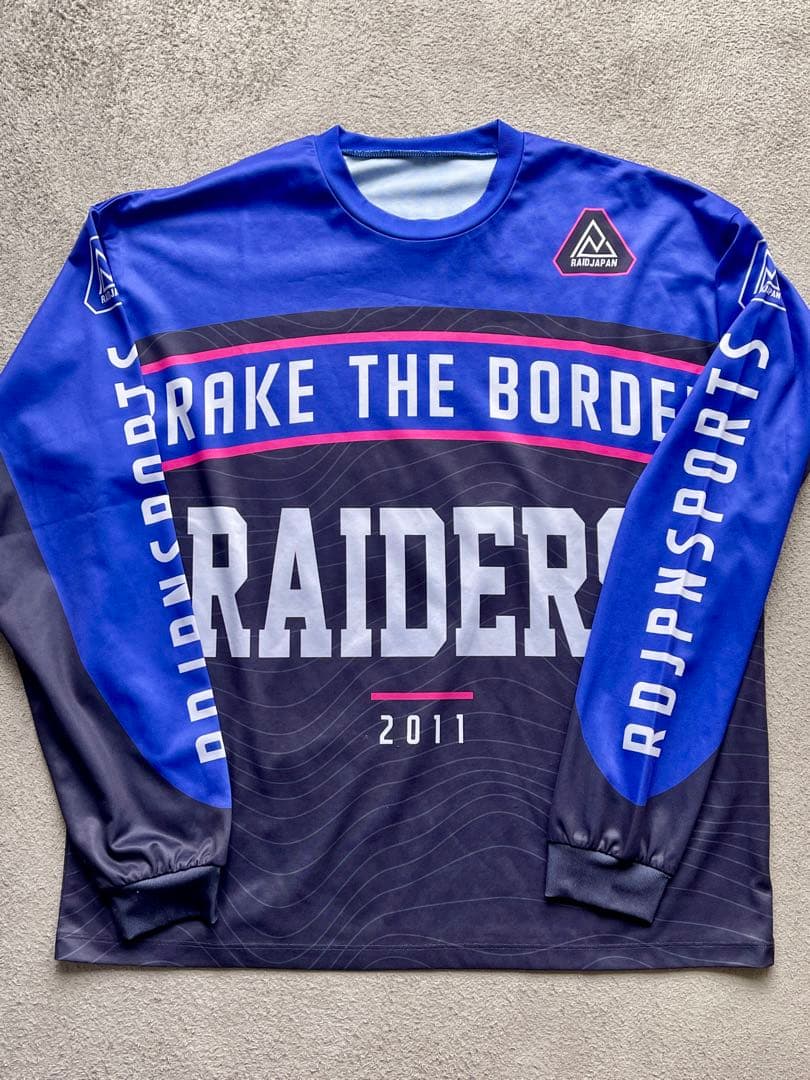 ヨシカズさん専用【1度着用/極美品】レイドジャパン BTBゲームシャツ 青L バ