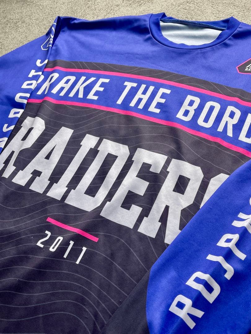 ヨシカズさん専用【1度着用/極美品】レイドジャパン BTBゲームシャツ 青L バ