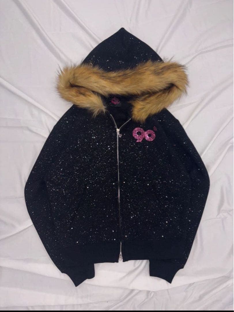 新品　9090 girl 　90 Logo Glitter 　M