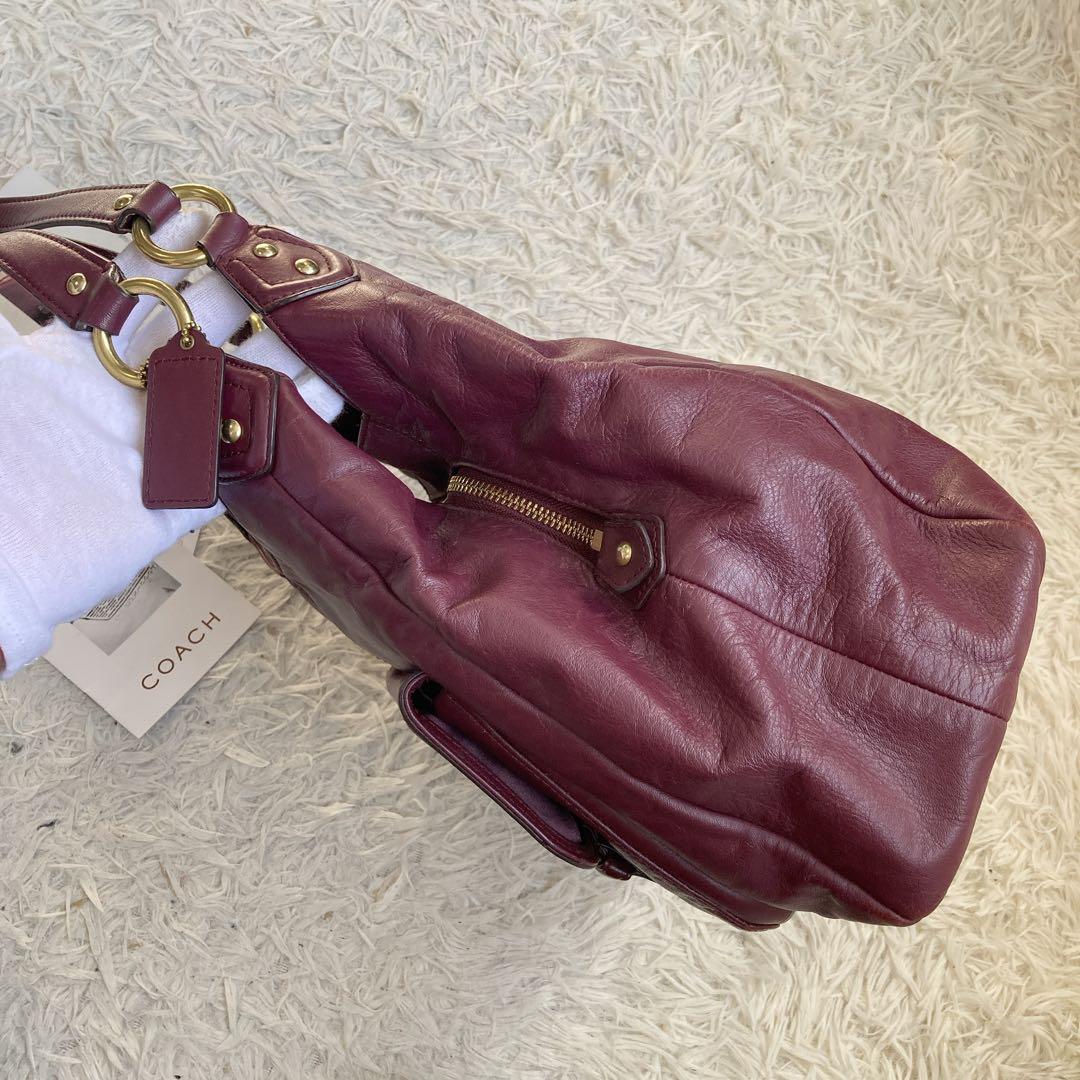 vintage coach old archive キャンベル ボルドー