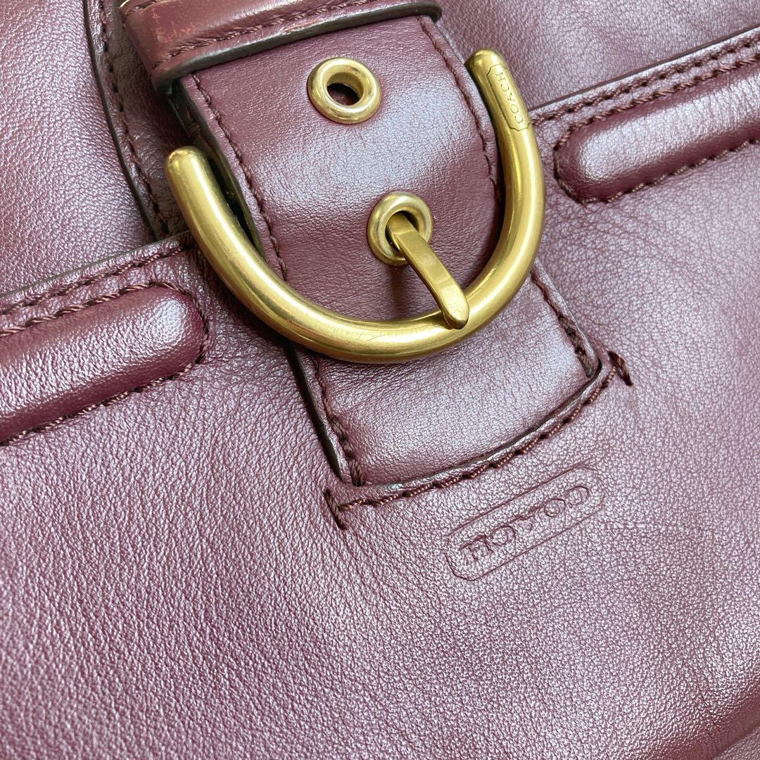 vintage coach old archive キャンベル ボルドー