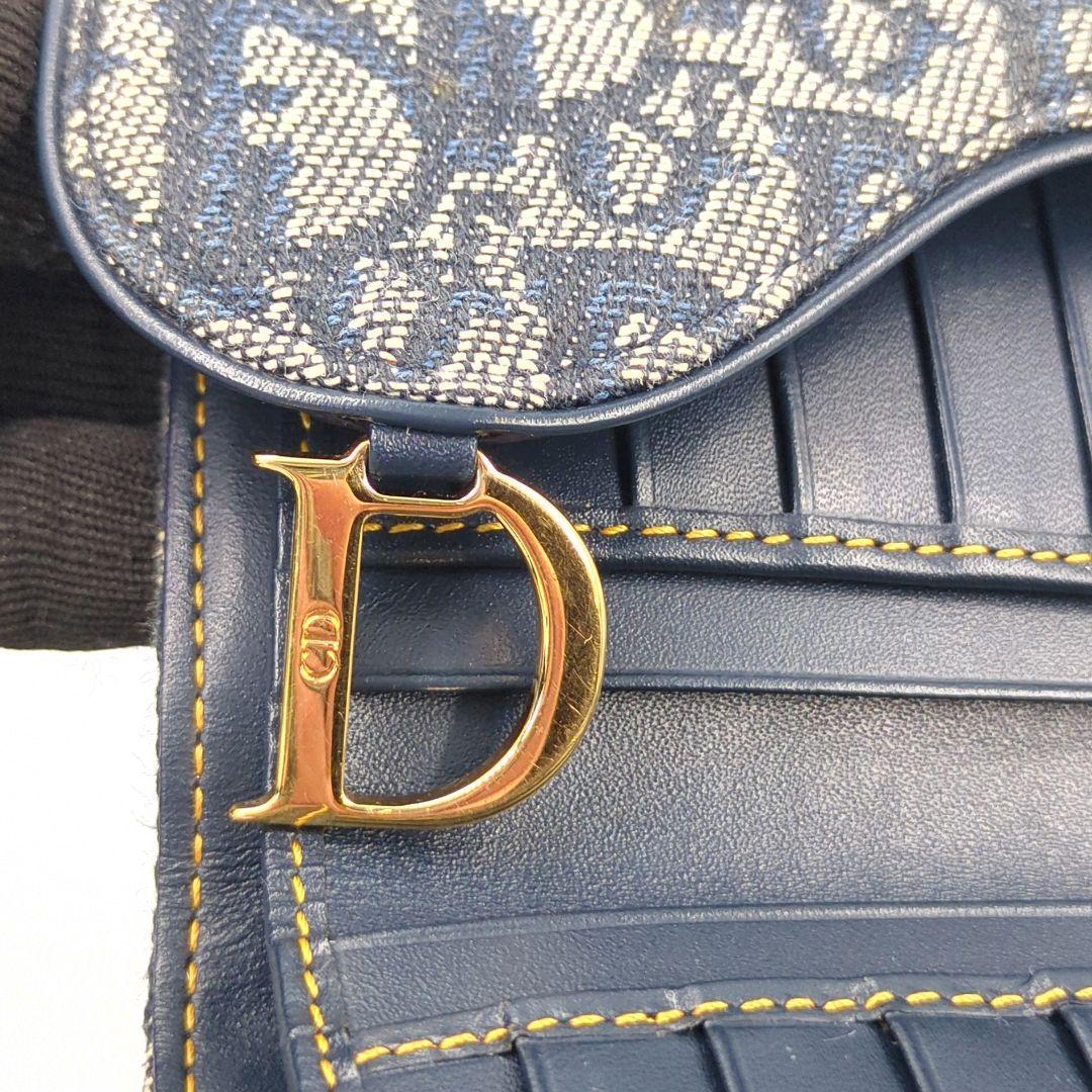 Dior クリスチャン ディオール トロッター サドル 長財布