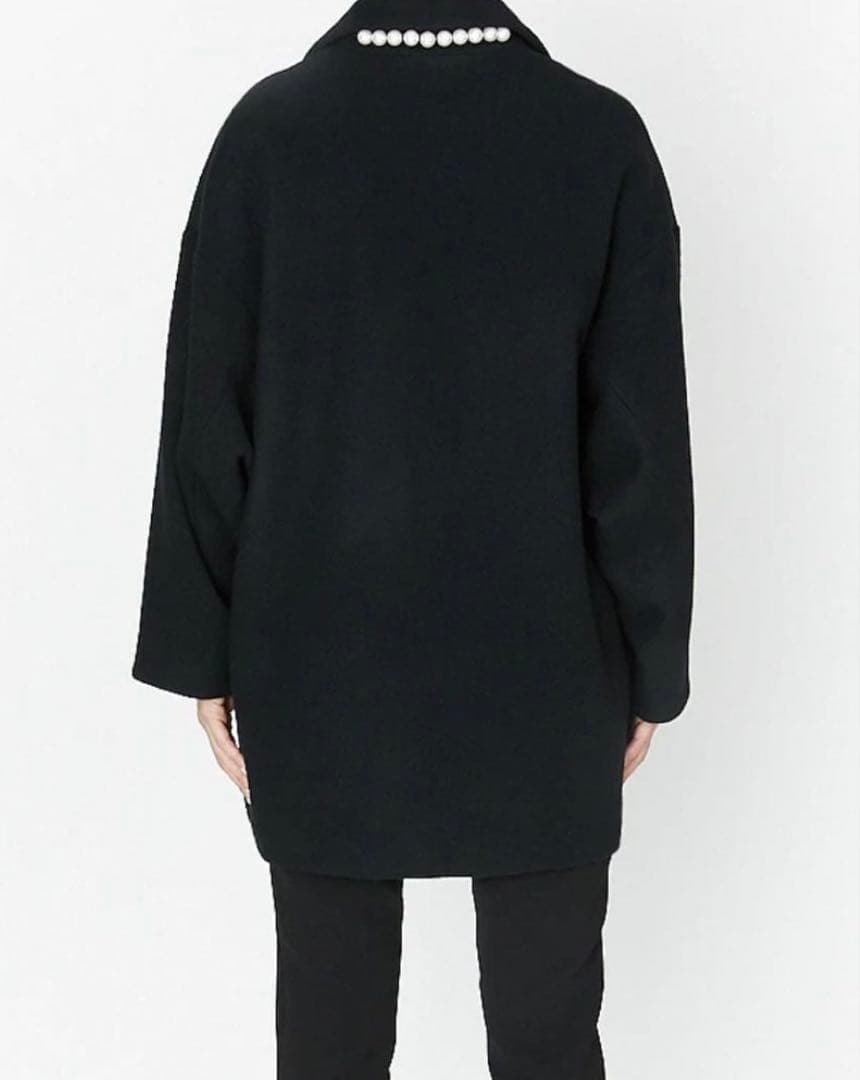 YOKO CHAN ヨーコチャン　バックパールコート　サイズF