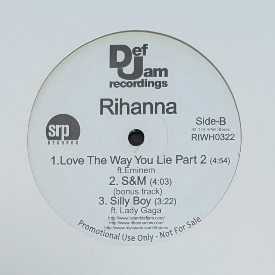 Rihanna ‎What's My Name Drake 12インチレコード