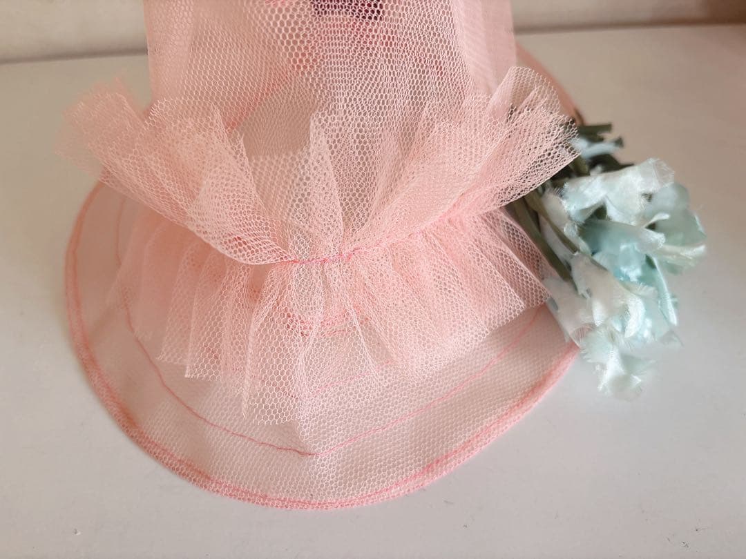 ピンクチュールハット