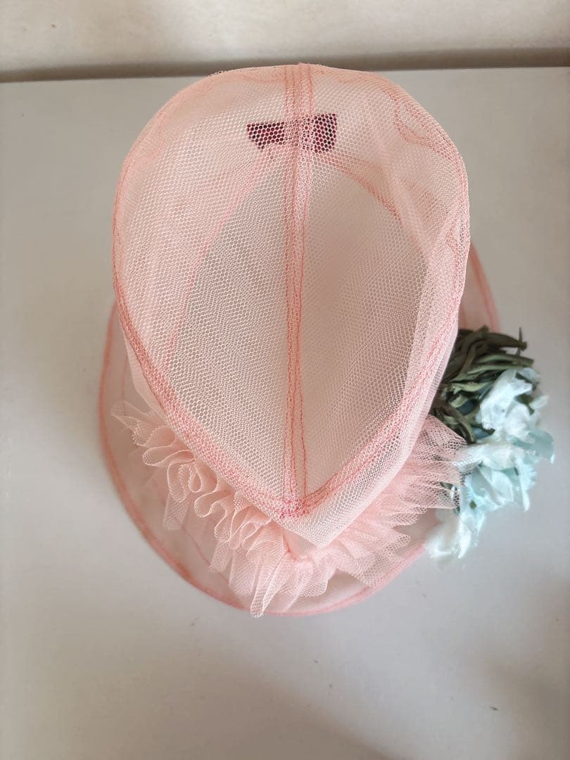 ピンクチュールハット