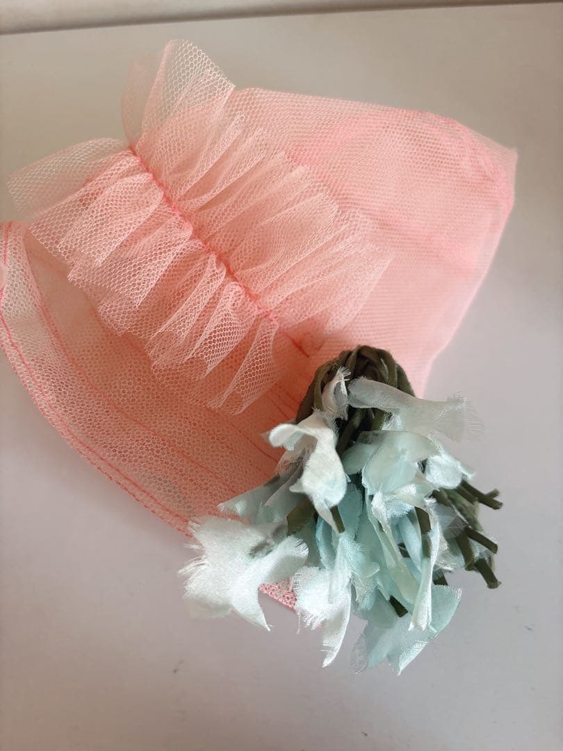ピンクチュールハット
