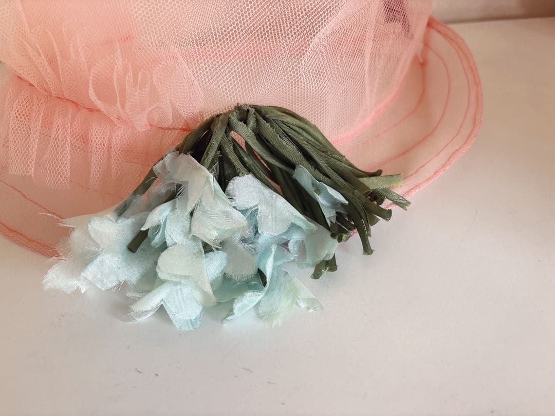 ピンクチュールハット