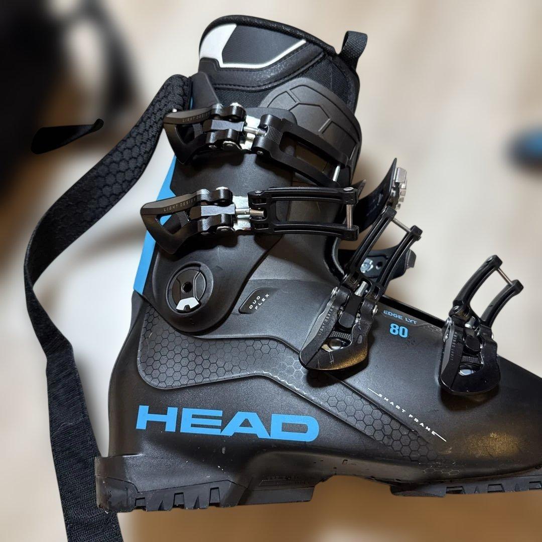 HEAD スキー用ブーツ 80 ブラック/ブルー25/25.5