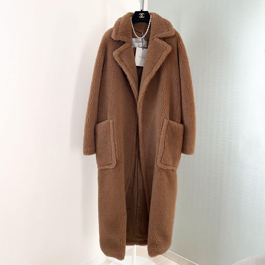 ★MaxMara マックスマーラ アイコン テディベアコート★キャメル