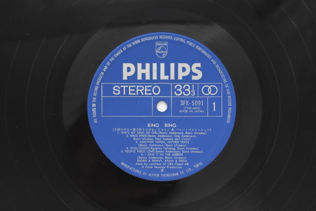 ABBA <夏の終わりの少女/Ring Ring> LPレコード