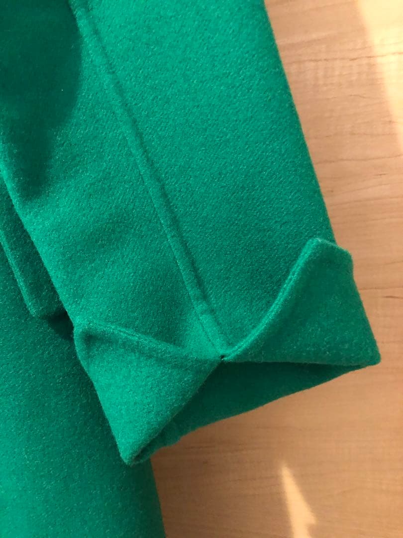 エミリオプッチ EMILIOPUCCI ハーフコート ウール 38 グリーン