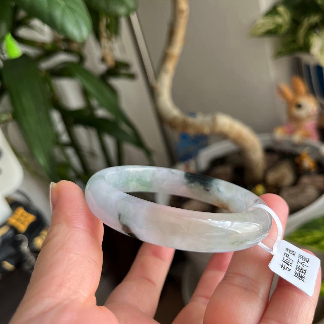 洒金翡翠バングル