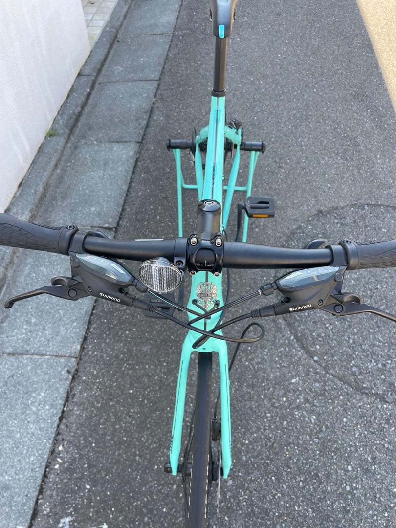 最終値下げ　Bianchi ROMA3 50サイズ　ディスクブレーキ　ライト付