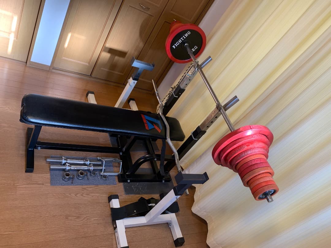 120kgベンチプレス台もろもろセット