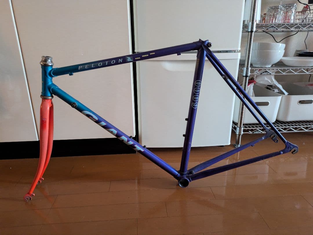 【フレームセット】希少 GIANT PELOTON 6000　クロモリフレーム