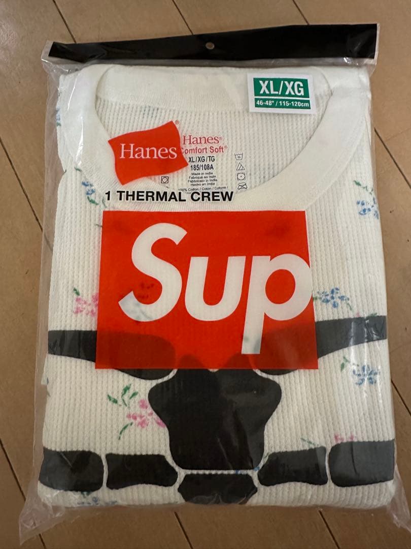 Supreme®/Hanes Bones Thermal Crew Floral