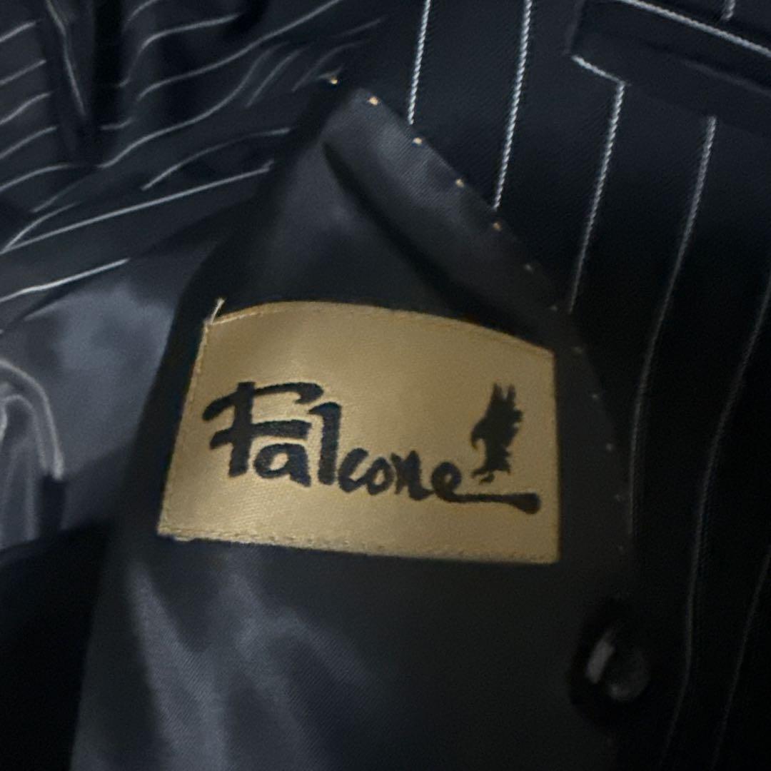 Falcone ストライプ ダブルブレストスーツ