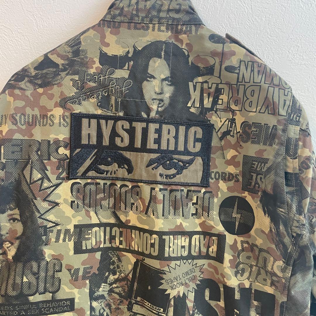 y*0様 超希少！ヒステリックグラマー　ミリタリー　ジャケット M-65 カモフ