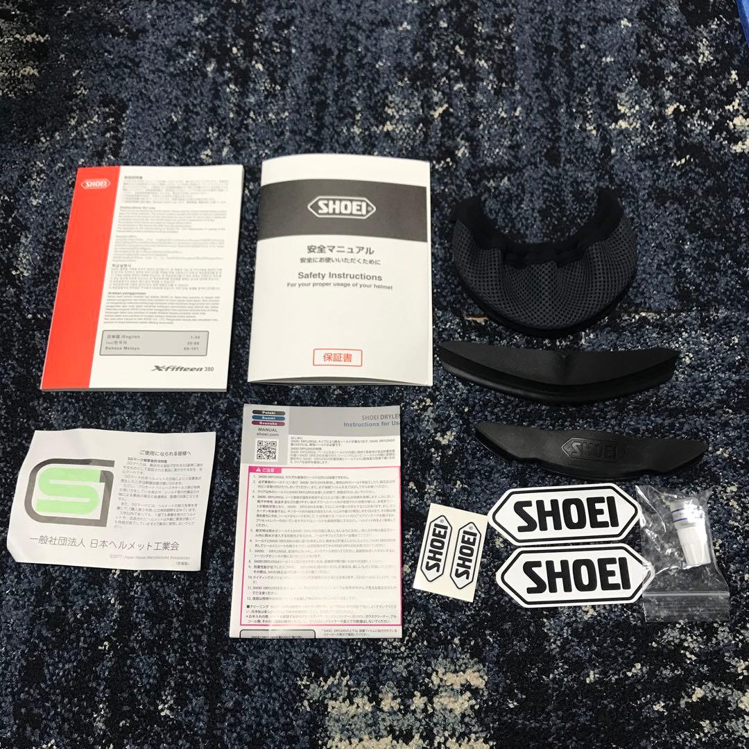 SHOEI X-Fifteen フルフェイスヘルメット ミラーシールド付き