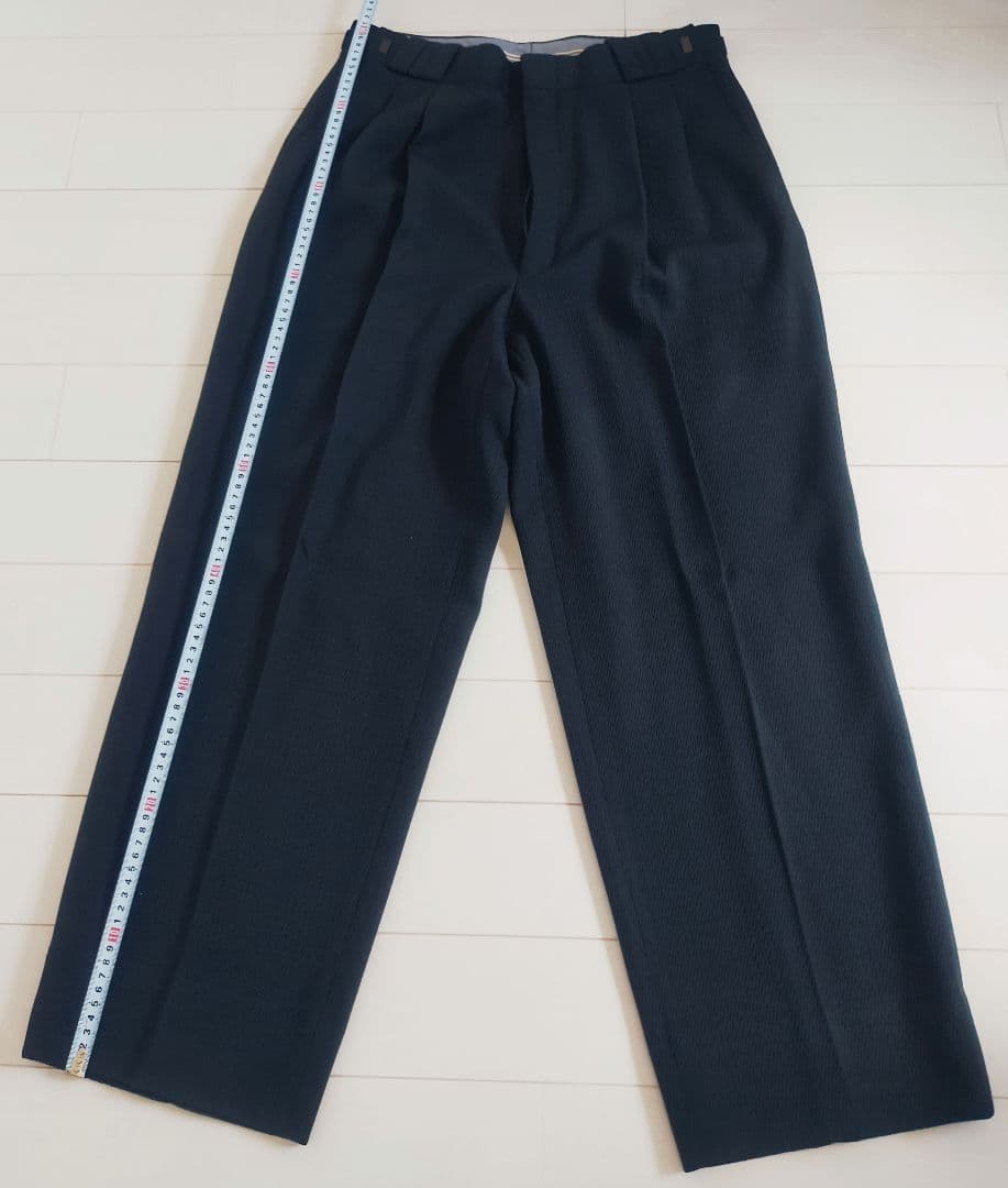 vintageビンテージ　3ピースマオカラースーツ Lサイズ　ブラック　シャツ付