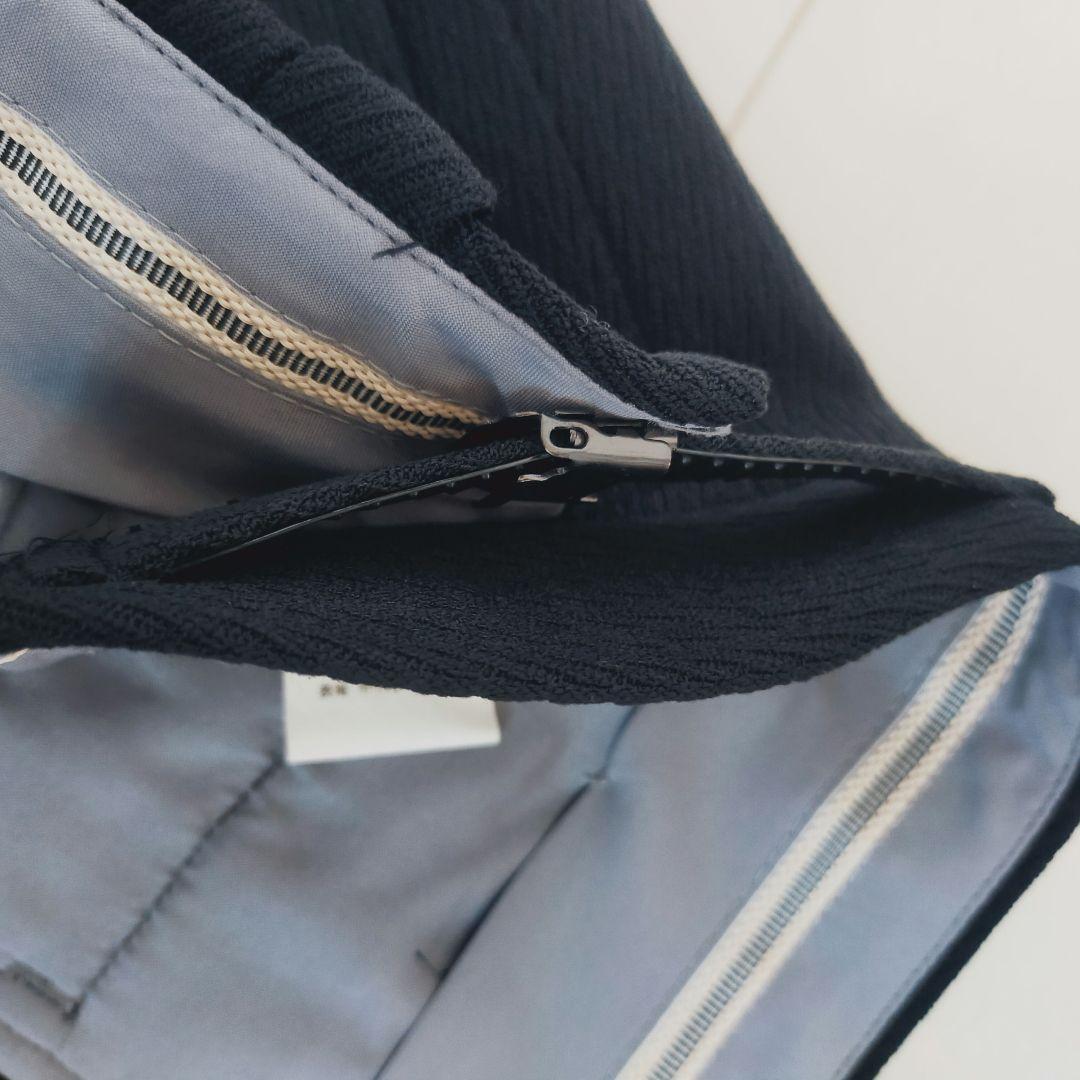 vintageビンテージ　3ピースマオカラースーツ Lサイズ　ブラック　シャツ付