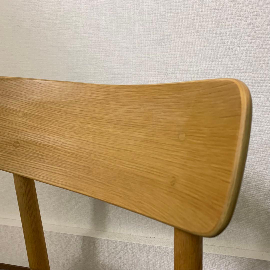 【美品】MUJI 無印良品 ラウンドダイニングチェア 北欧スタイル