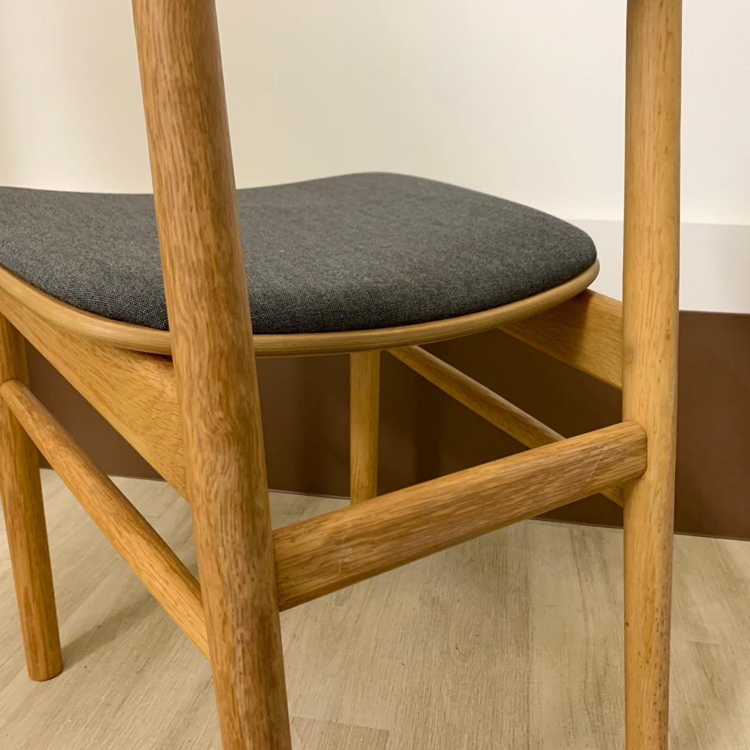 【美品】MUJI 無印良品 ラウンドダイニングチェア 北欧スタイル