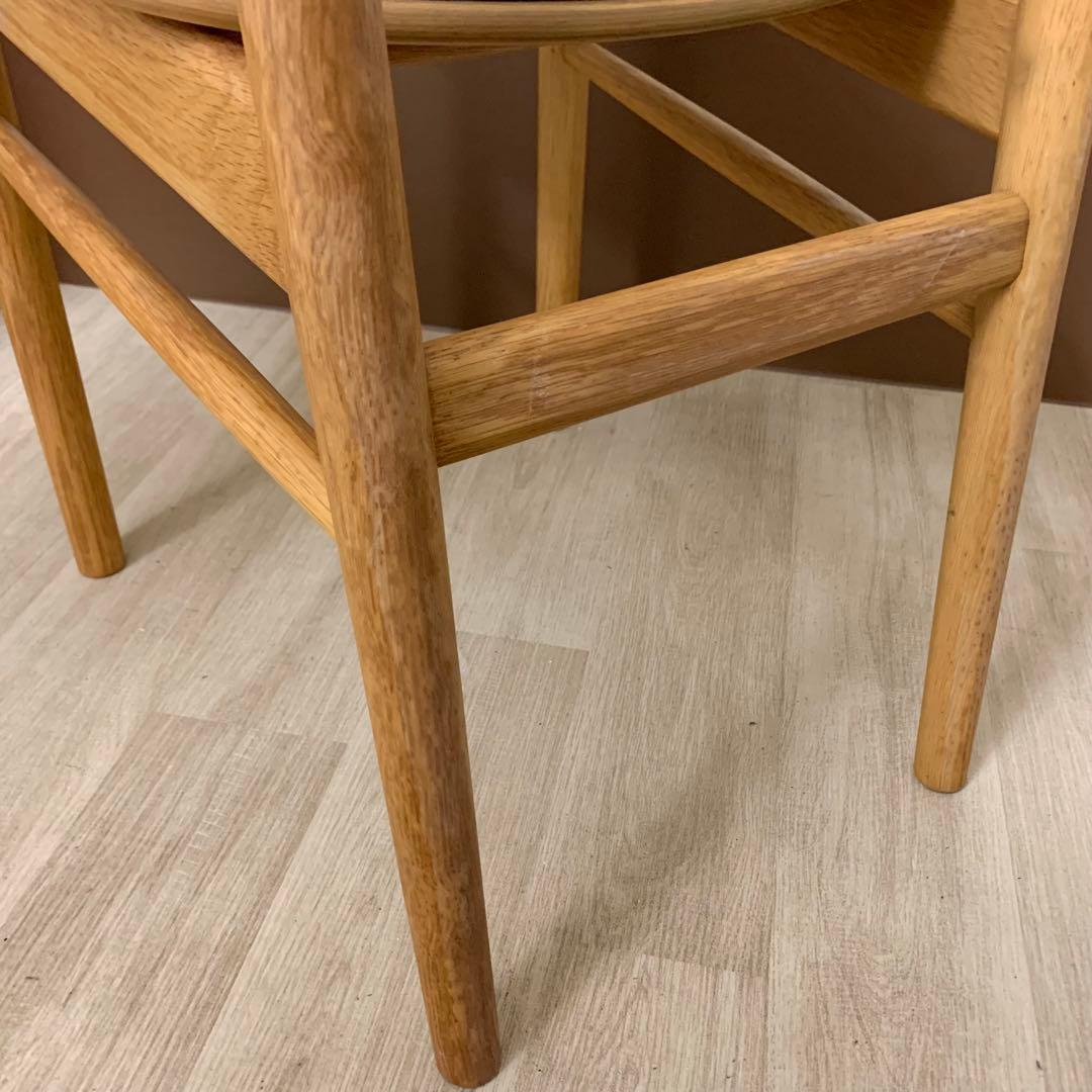 【美品】MUJI 無印良品 ラウンドダイニングチェア 北欧スタイル