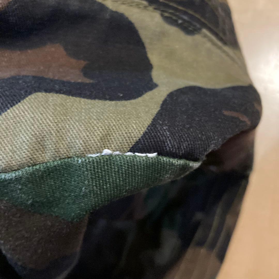 80s Stüssy 迷彩 バケットハット オールドステュシー 黒タグ