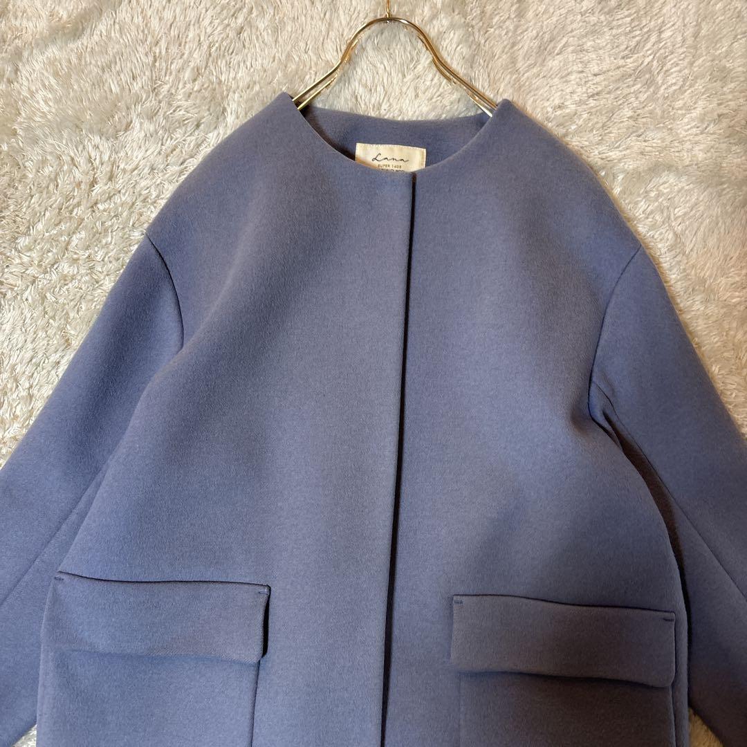 ジャーナルスタンダード レリューム　LANA WOOL140 ショートコート