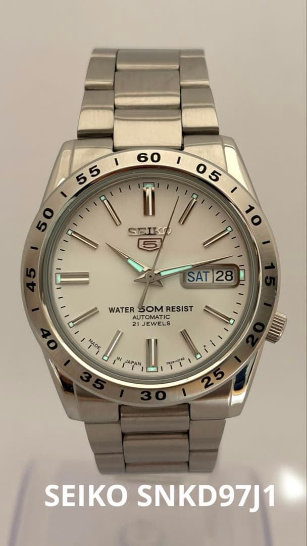 ち*こ様 SEIKO SNKD97J1 セイコー白い稲妻