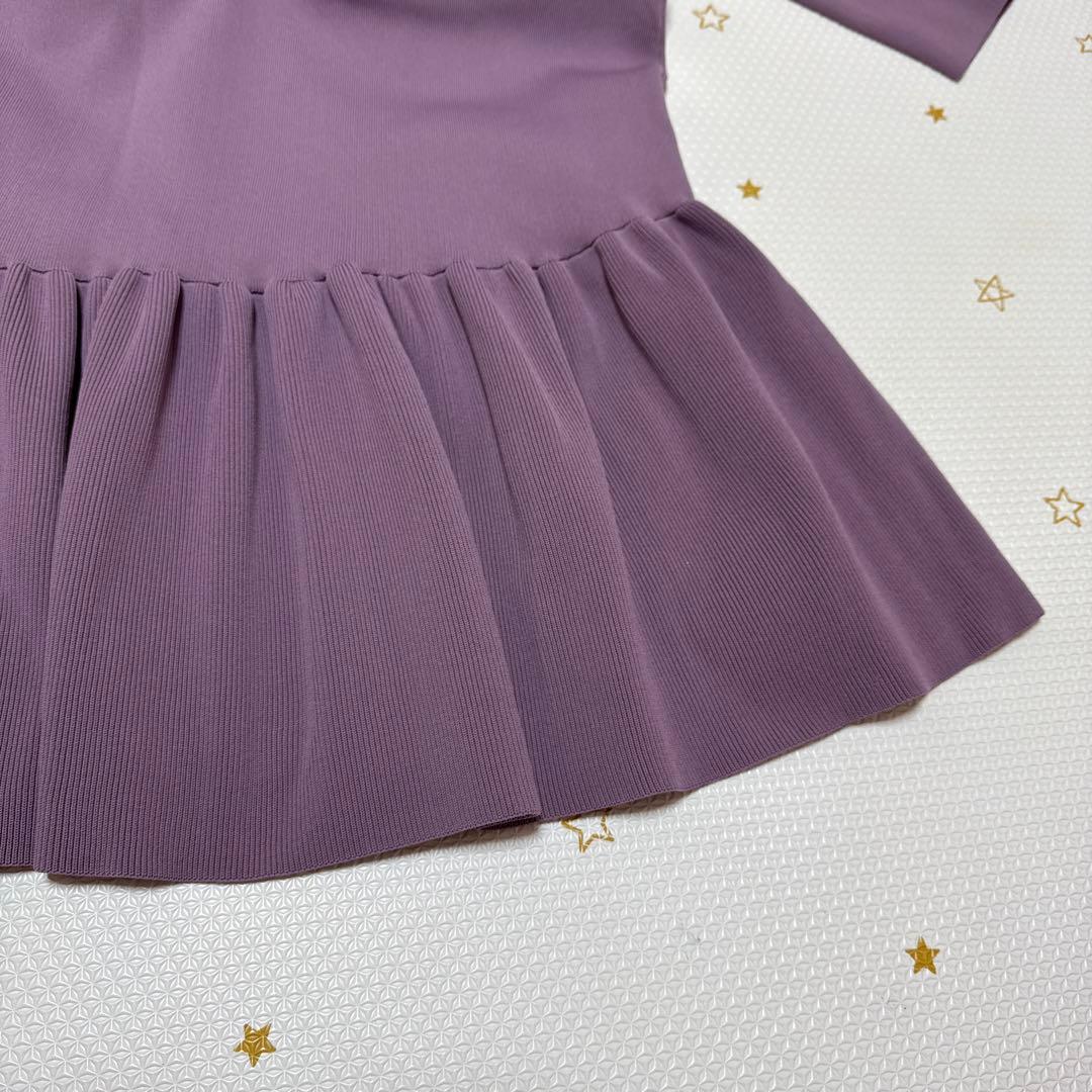 ローズティアラ フレアニットワンピース　46