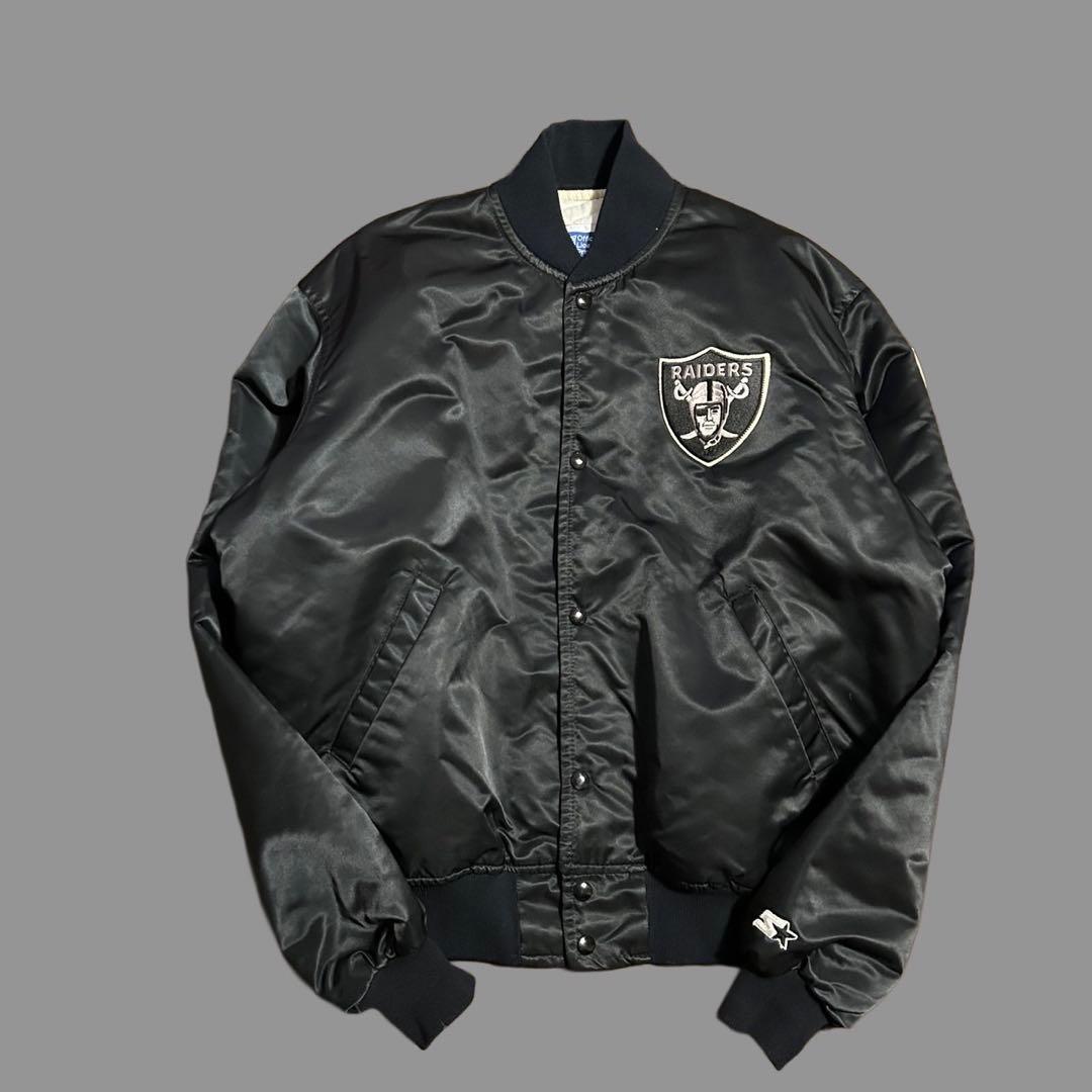 ★美品 USA製 80s RAIDERS レイダース STARTER スタジャン
