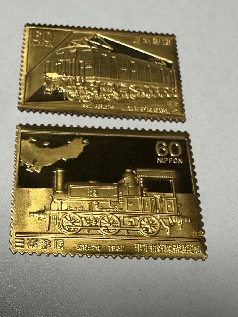 希少　松本徽章工業　純金刻印　純金/純銅　5.87g 純度保証　2枚セット