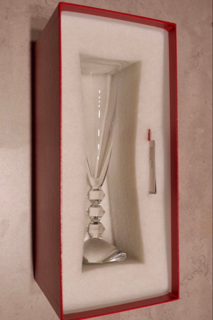 【未使用、箱付】Baccarat ベガ シャンパンフルート 、箱付