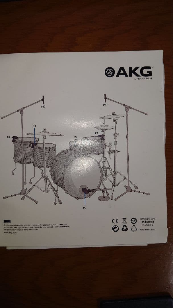 AKG DRUM SET SESSION I（マイクセット）