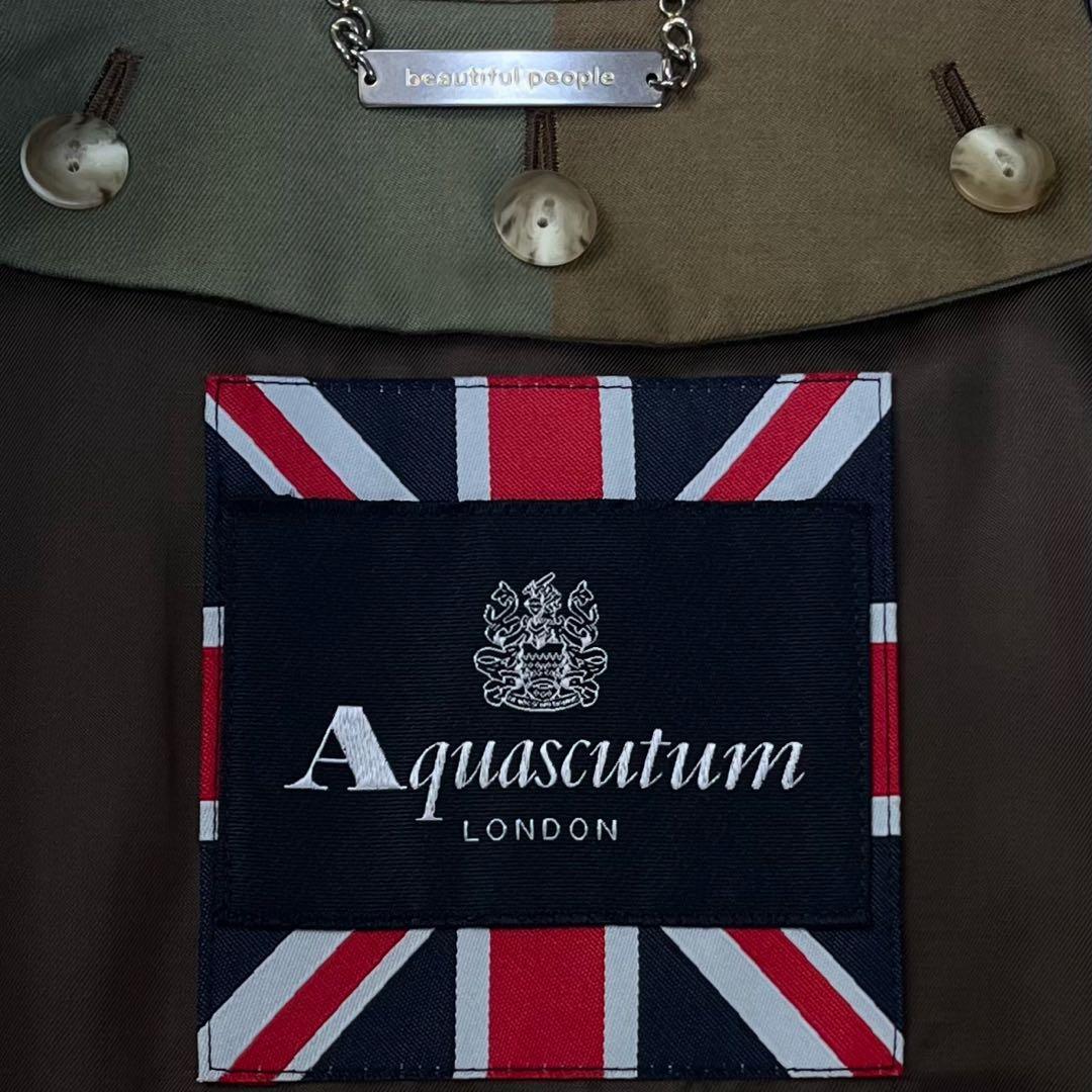 極美品✨ アクアスキュータム ビューティフルピープル コラボ トレンチコート