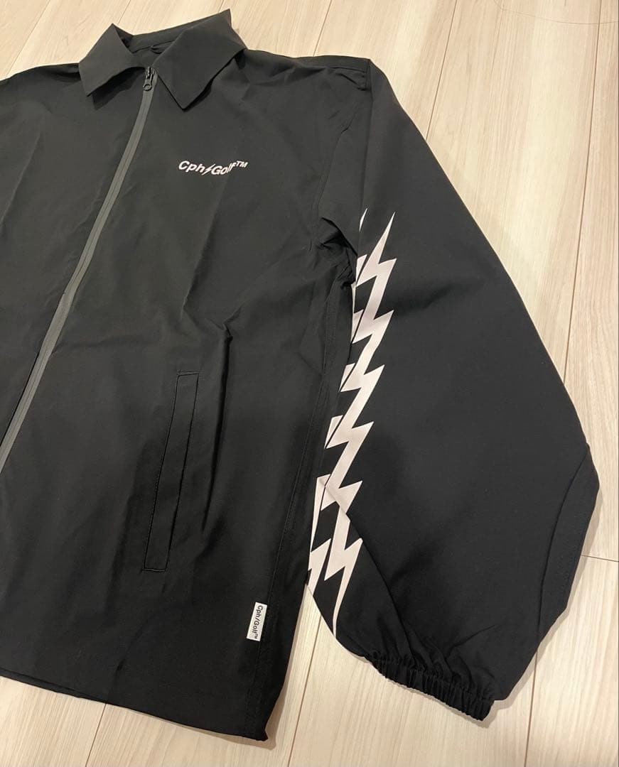 CPH GOLF THUNDER STRIPES 上下セット 【黒/上L/下M】