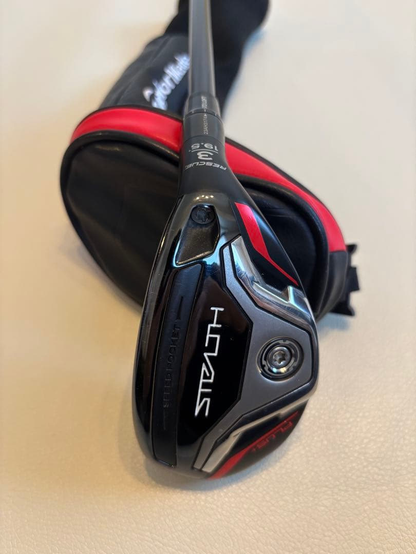 【美品】テーラーメイド Stealth Plusレスキュー #3 純正カバー2個