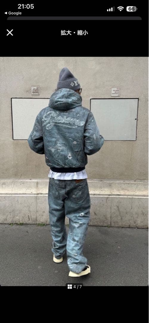 ジャケット・アウター supremeHJR TrompeL'oeilHoodedWorkJacket