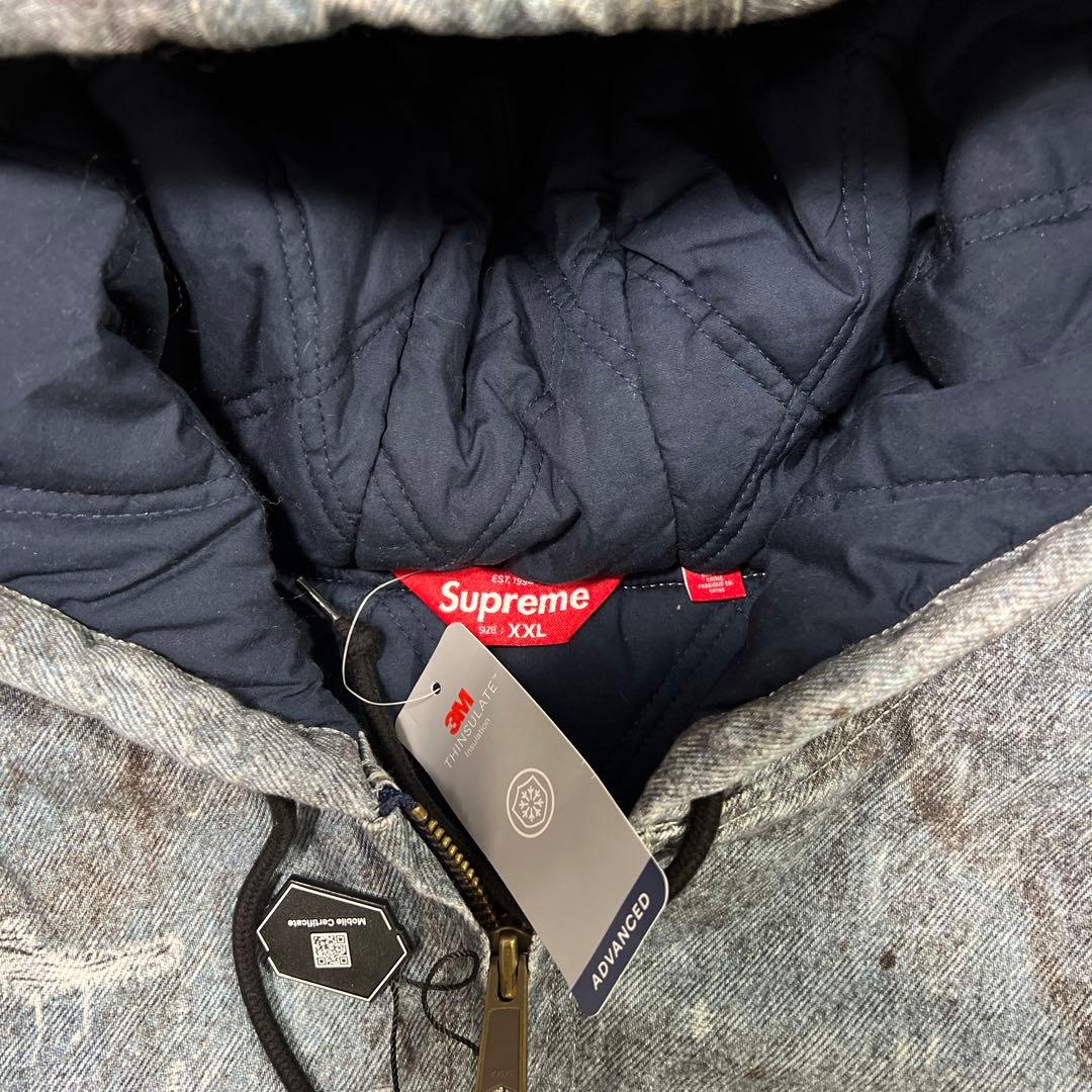 ジャケット・アウター supremeHJR TrompeL'oeilHoodedWorkJacket