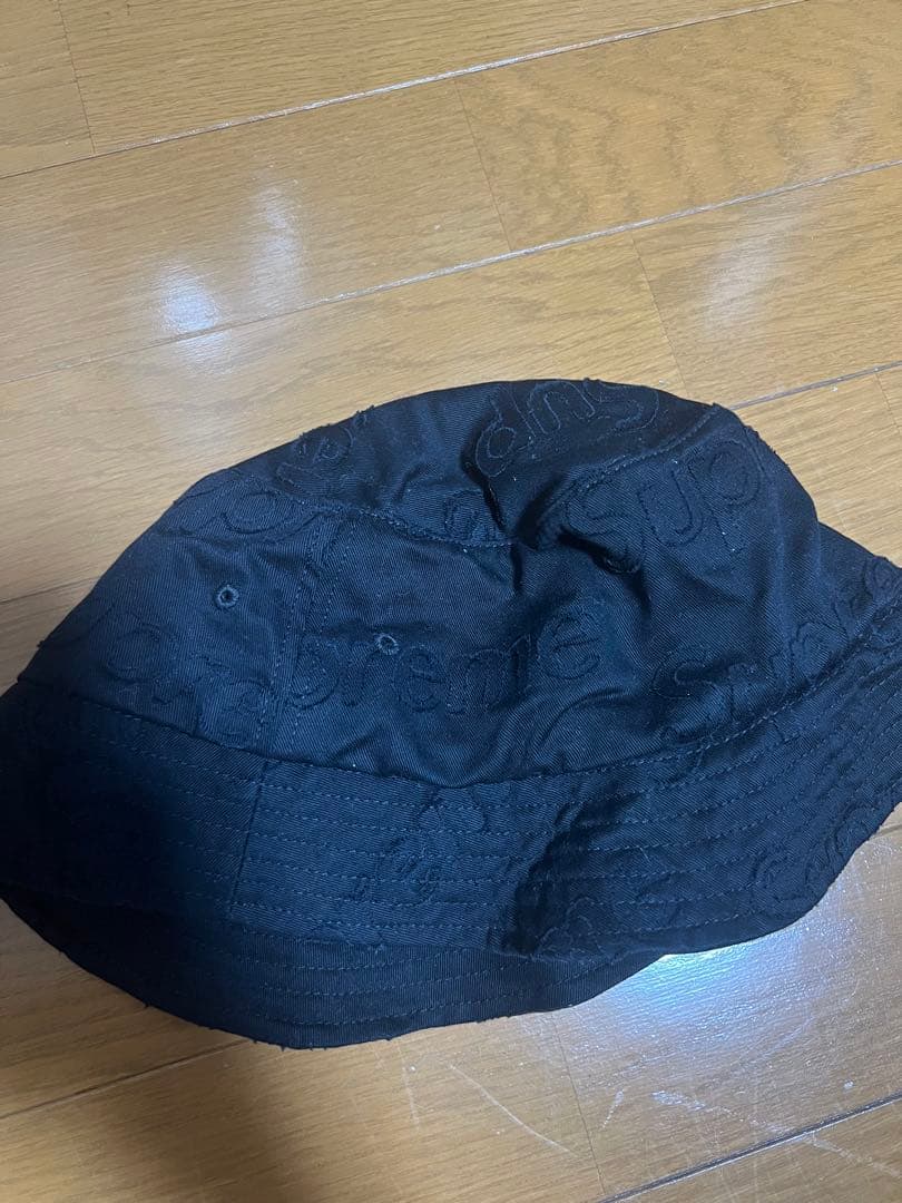 正規品　Supreme バケットハット　ハット　帽子 アメリカ製　ブラック　黒