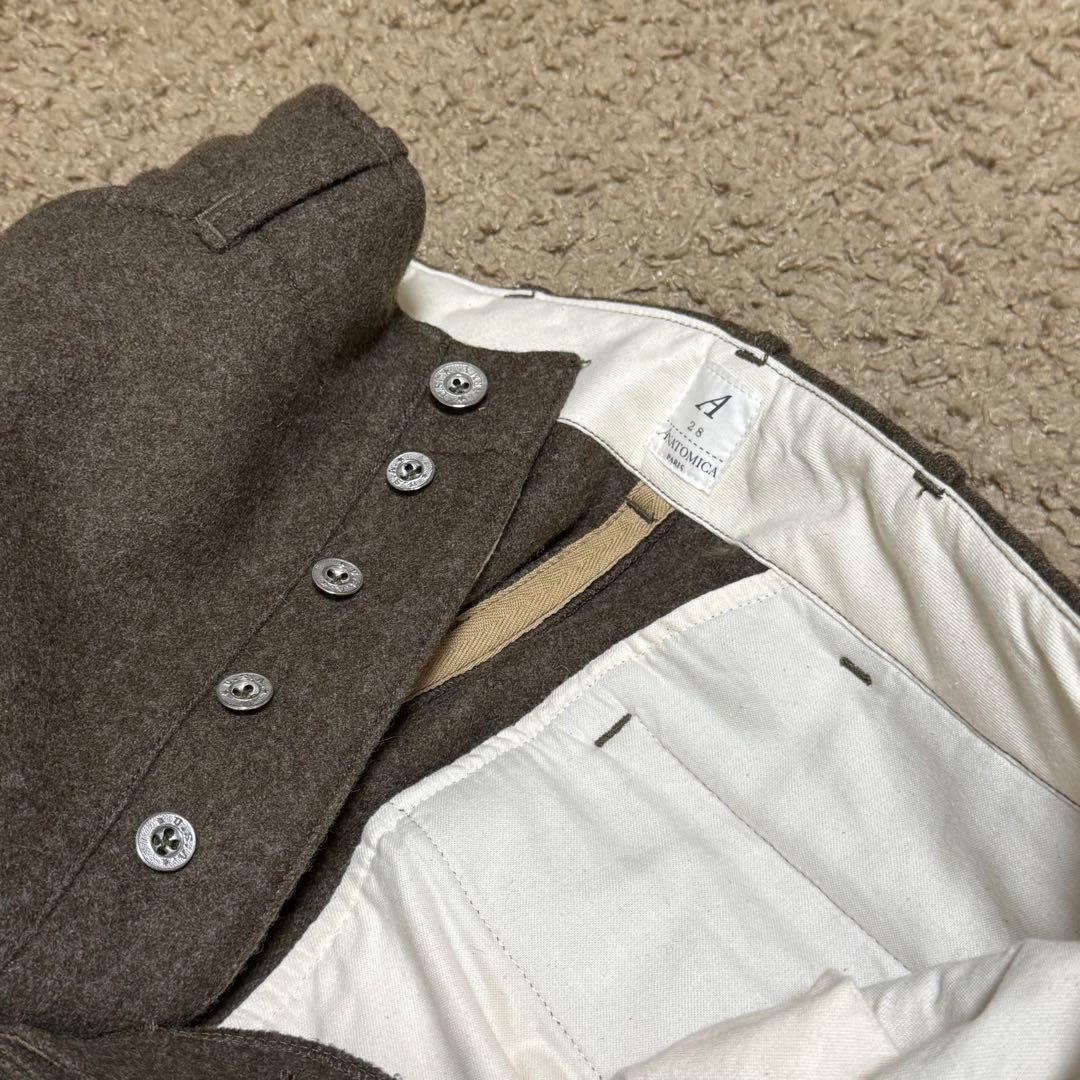 ANATOMICA パンツ ウールトラウザーズ 28 スラックス アナトミカ