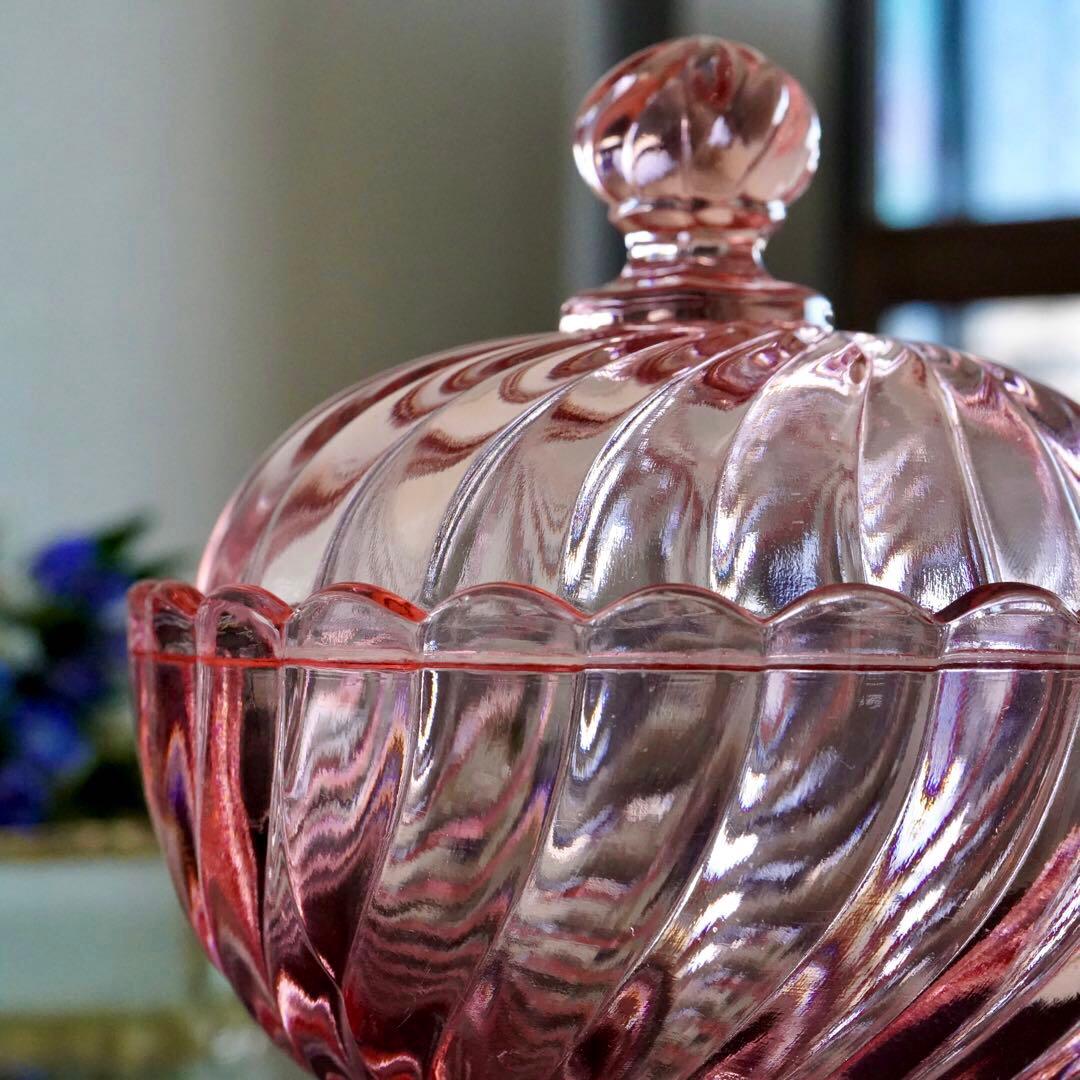 オールドバカラBACCARAT★バンブー★レッド★赤★ボンボニエール★小物入れ