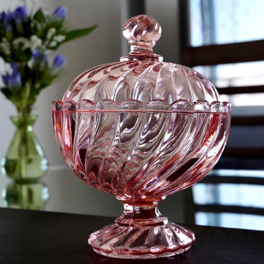 オールドバカラBACCARAT★バンブー★レッド★赤★ボンボニエール★小物入れ